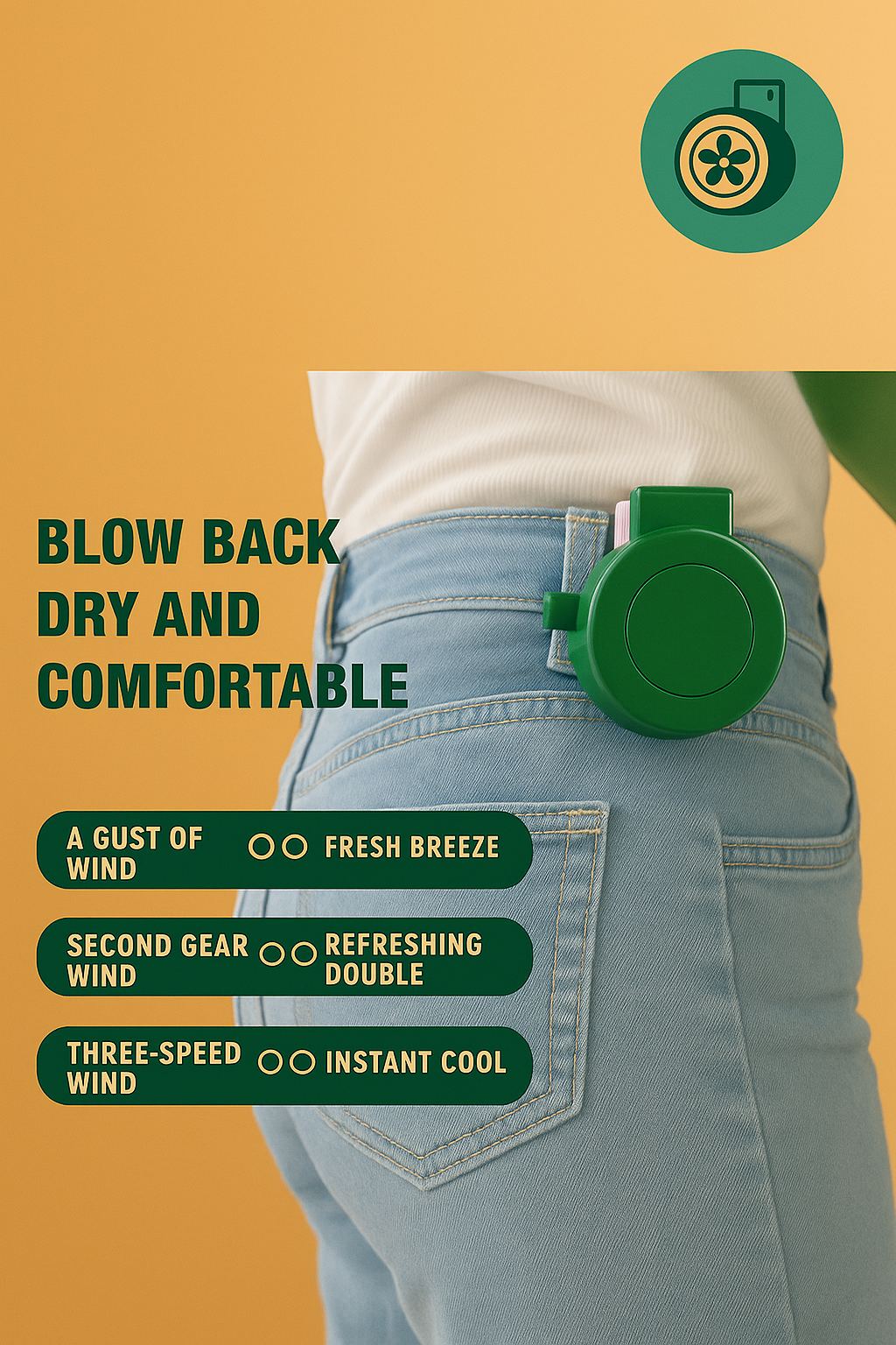 Mini Clip USB Fan™ — Stay cool everywhere