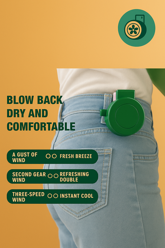 Mini Clip USB Fan™ — Stay cool everywhere